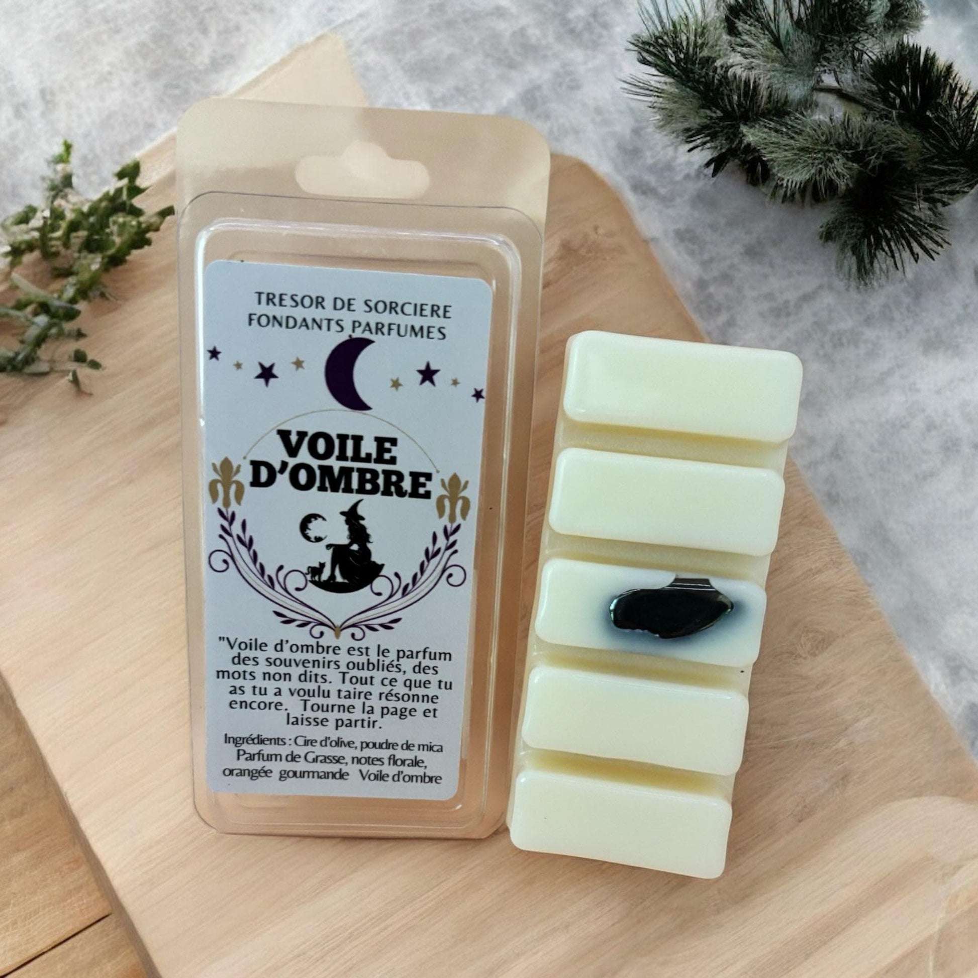Fondants Voile d'Ombre, détail hématite