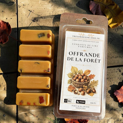 fondants parfumés noisette
