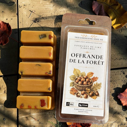 fondants parfumés noisette