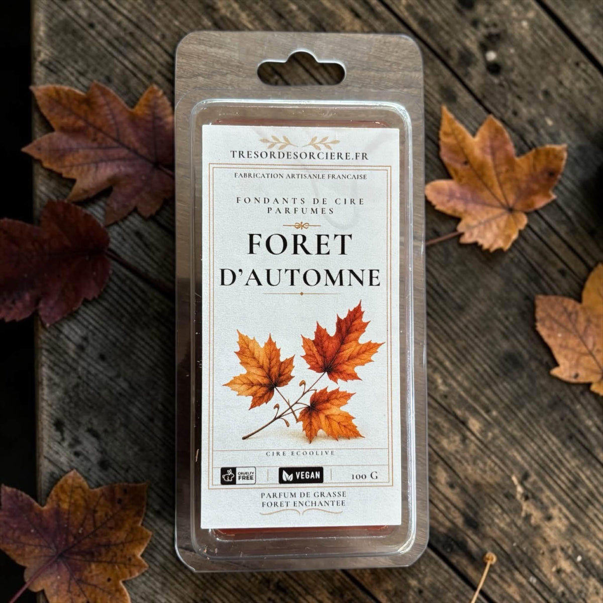 Fondants ambiance forêt d'automne sorcière