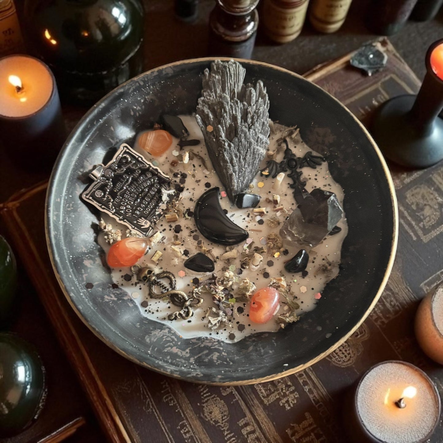 Bougie Samhain 4 mèches modèle unique