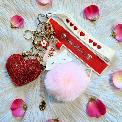 Gri-Gri porte clés, gri gri de sac, talisman amour, gri gri amour