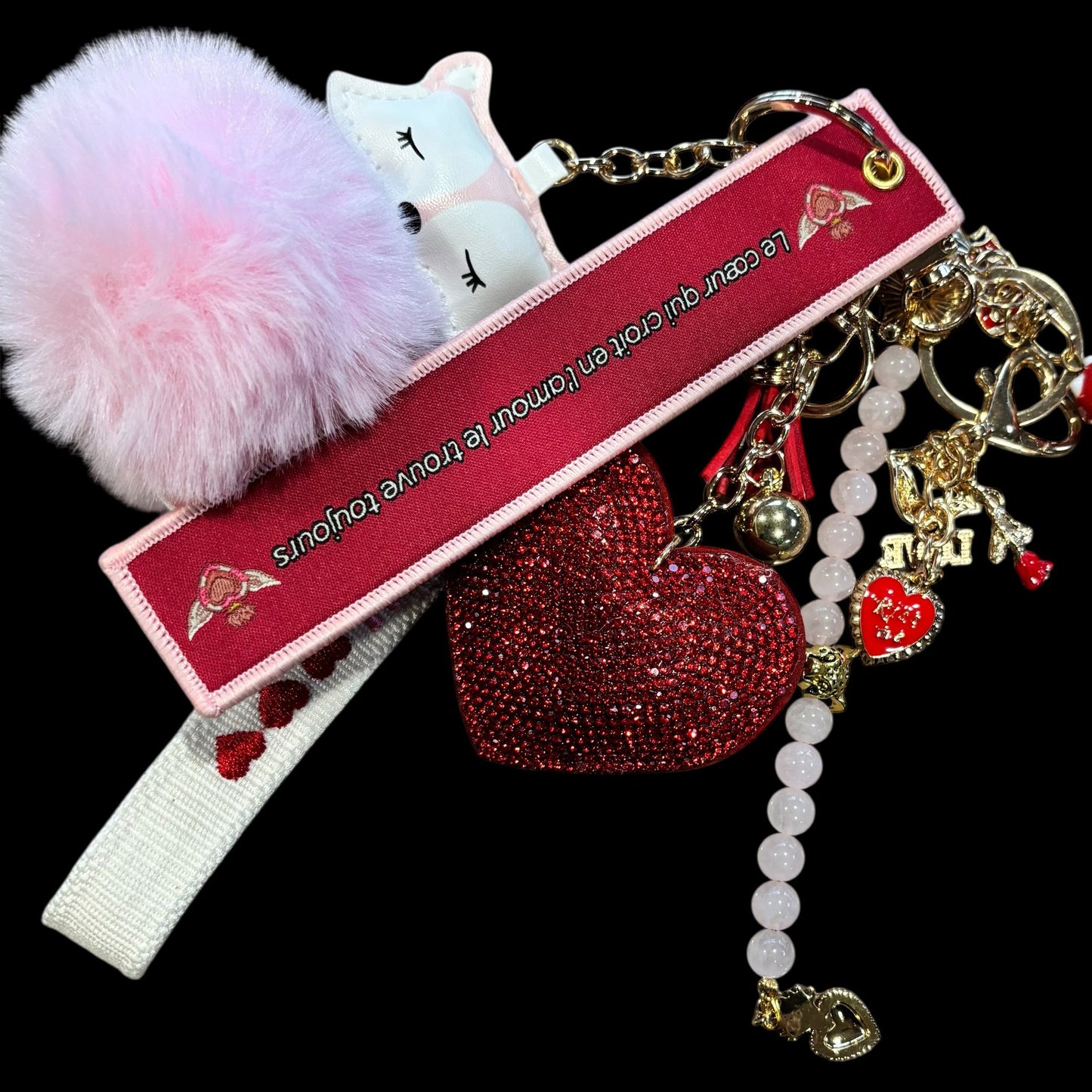 Gri-Gri porte clés, gri gri de sac, talisman amour, gri gri amour