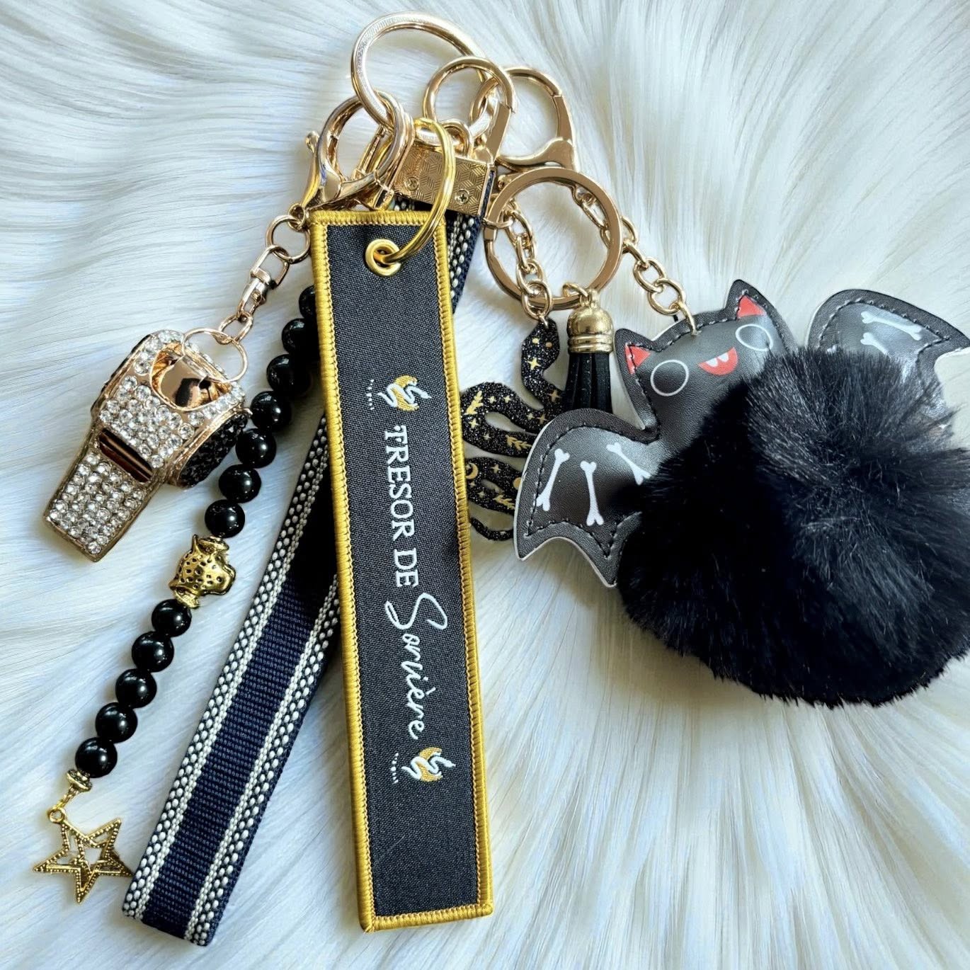 Porte clés Gri gri, talisman de protection, porte clés