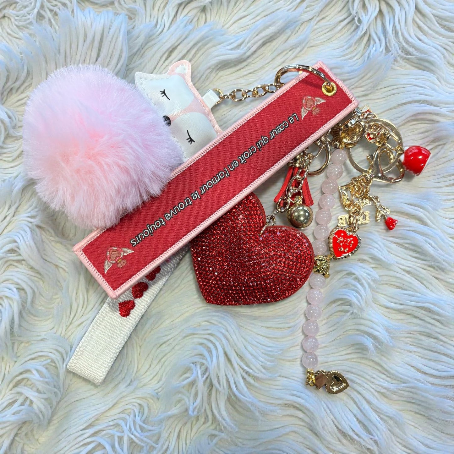 Gri-Gri porte clés, gri gri de sac, talisman amour, gri gri amour