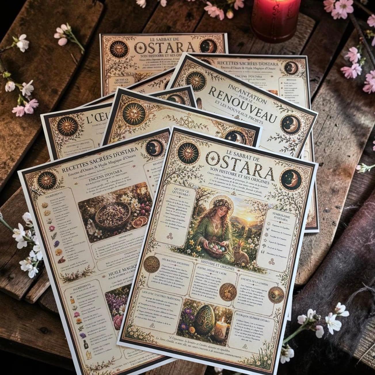 Téléchargement 15 pages de grimoire "le sabbat d'Ostara"