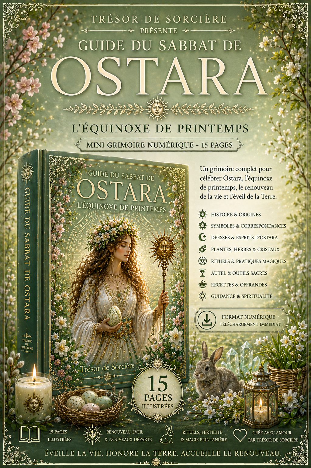 pages de grimoire sabbat ostara