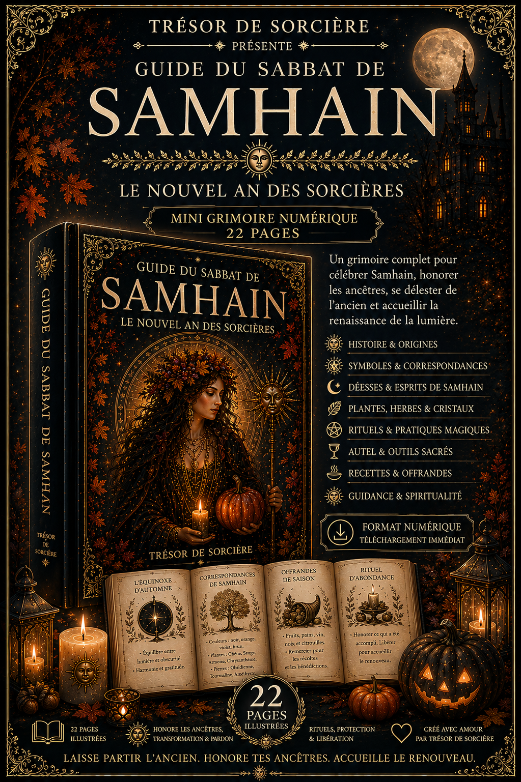 pages de grimoire samhain
