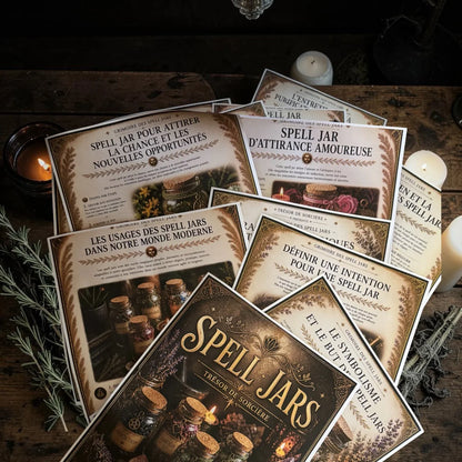 Grimoire numérique Les Spell Jars, aperçu des pages
