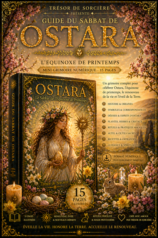 Téléchargement 15 pages de grimoire "le sabbat d'Ostara"