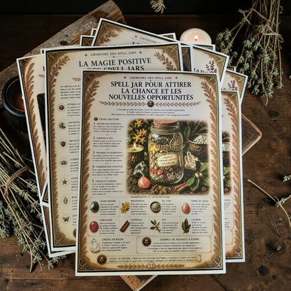 Grimoire numérique Les Spell Jars, format PDF A4