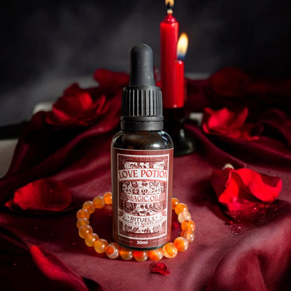 huile beltane, huile rituel beltane, huile love potion