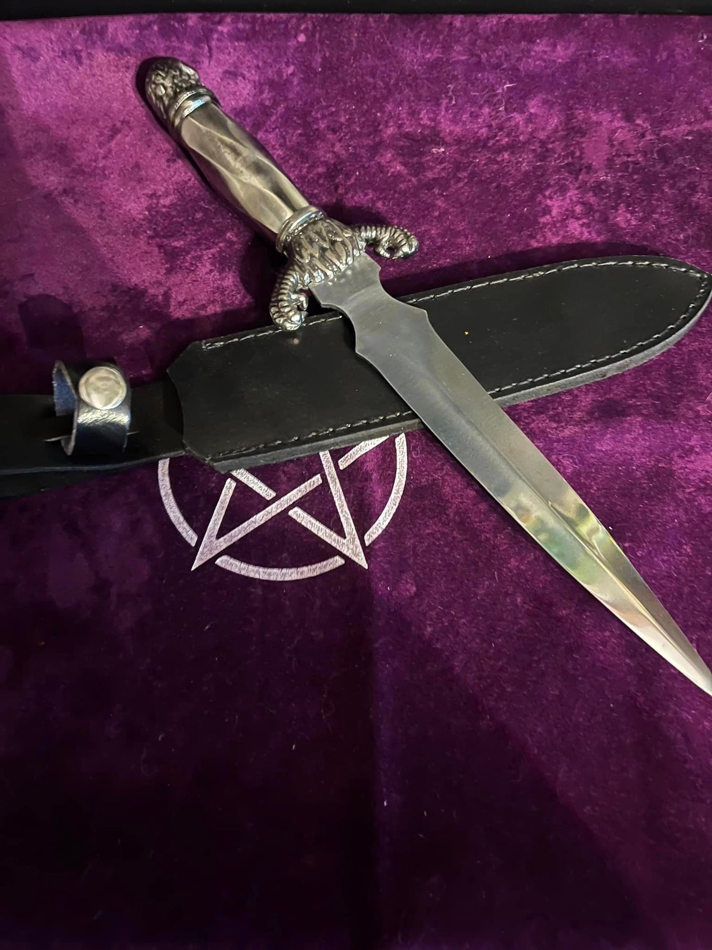 Athamé "tête d'aigle, athamé sorcière