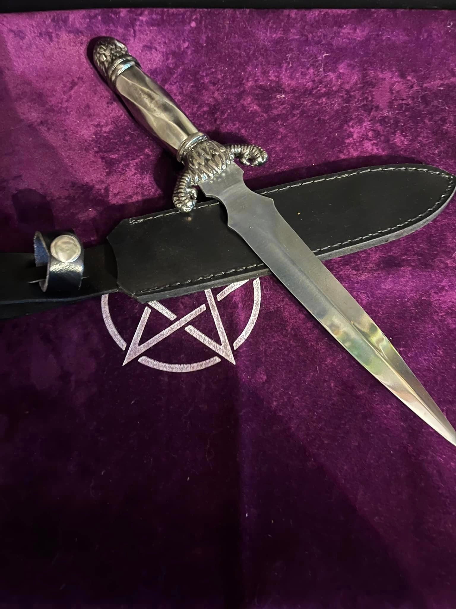 Athamé "tête d'aigle, athamé sorcière