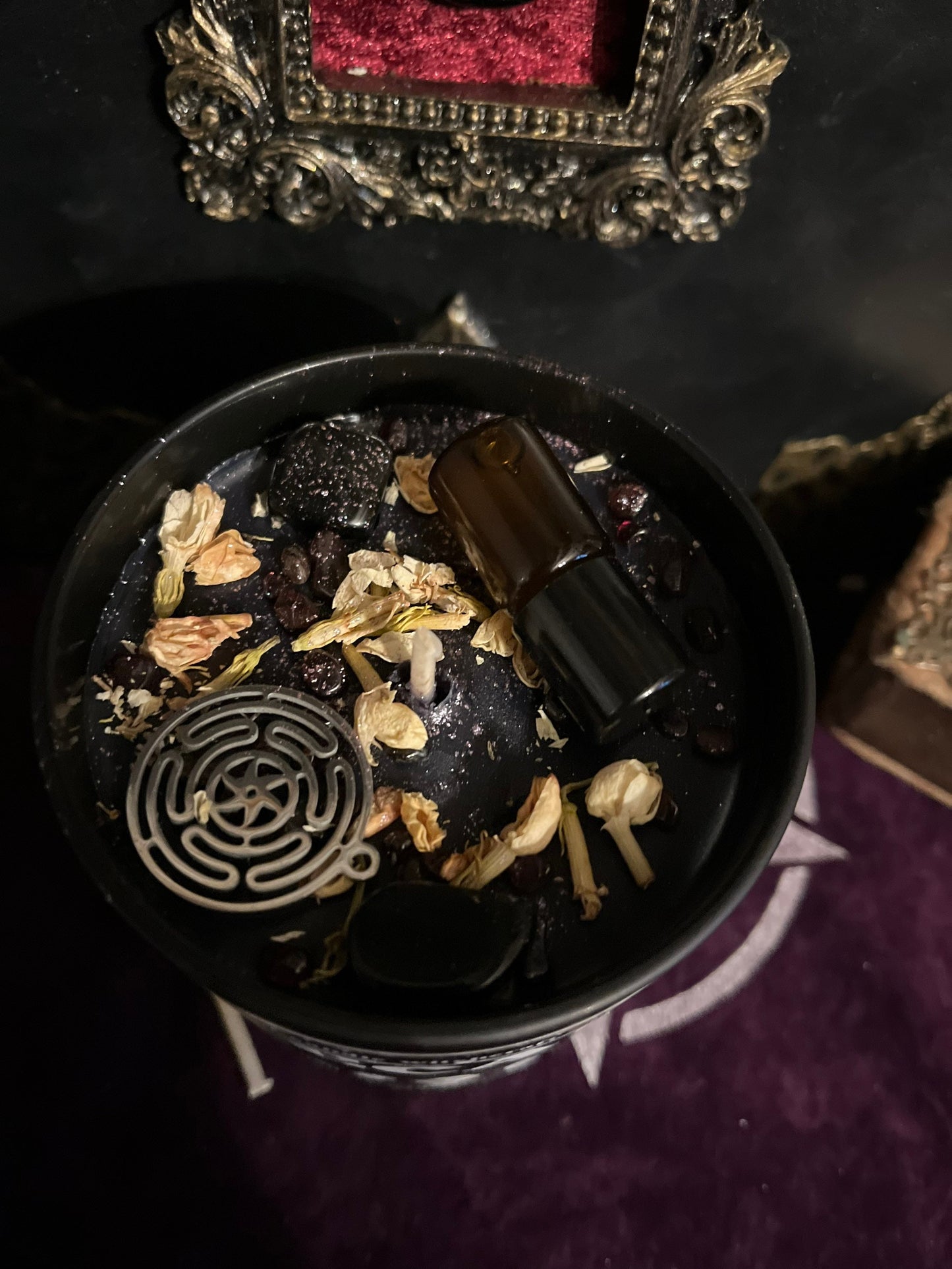 Bougie Hécate, deesse hécate, bougie d’intention
