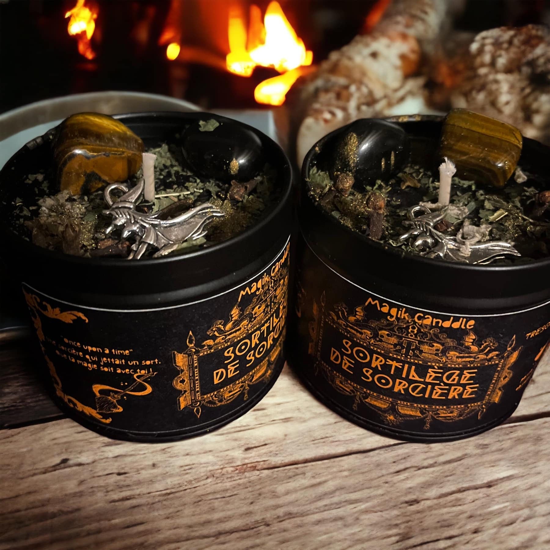 Bougie protection sortilège de sorcière