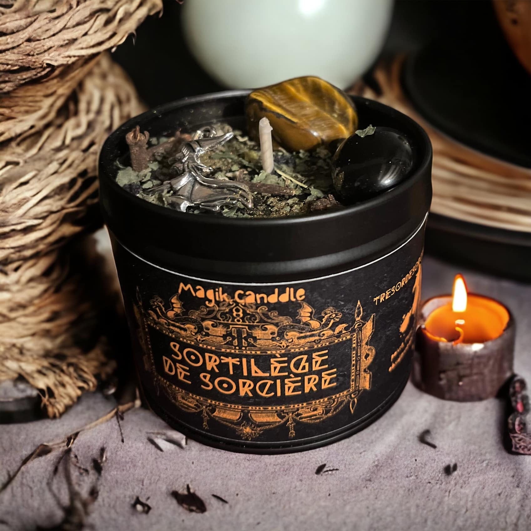Bougie protection sortilège de sorcière