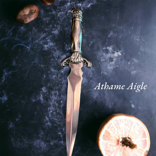 Athamé "tête d'aigle, athamé sorcière