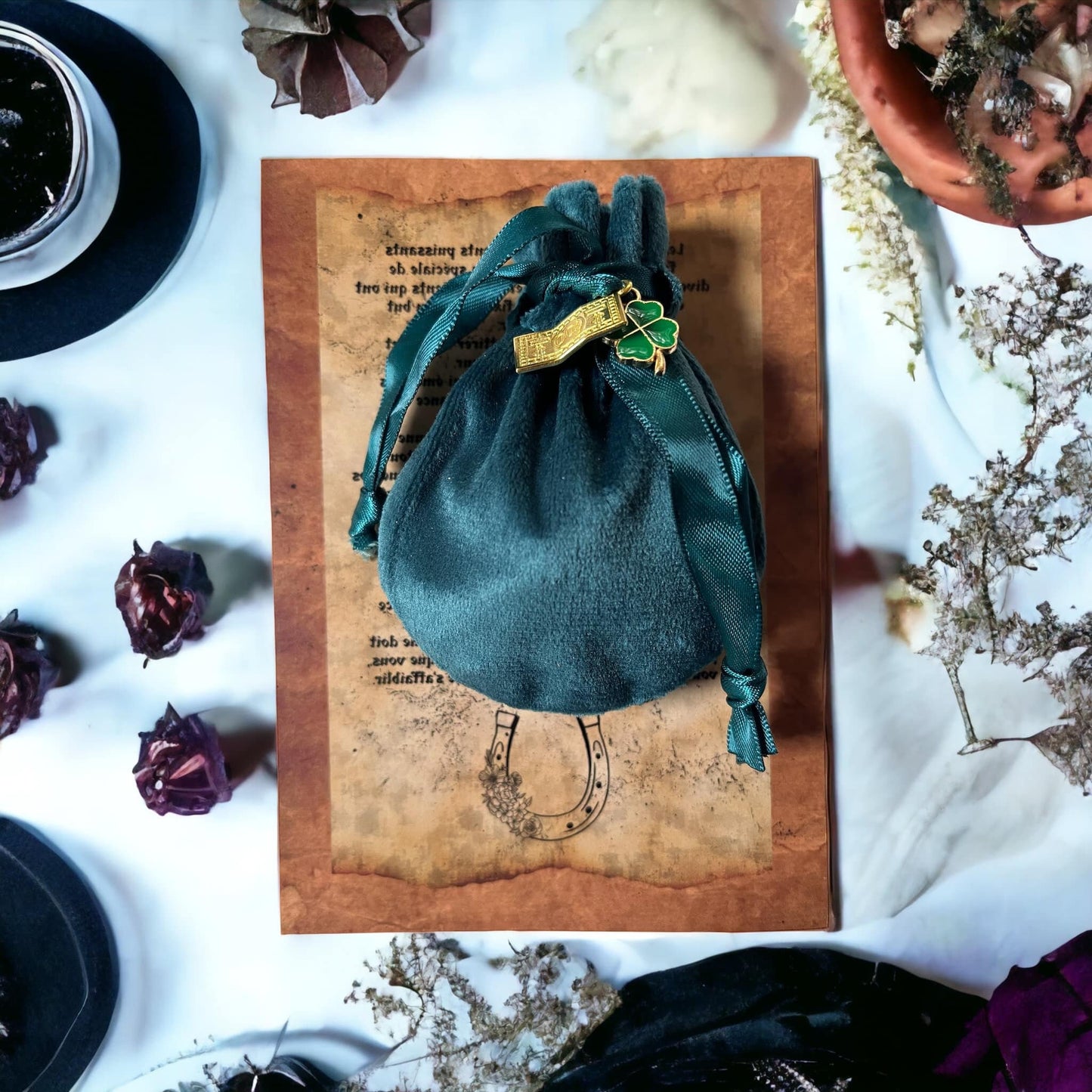Sac mojo chance, mojo bag, amulette chance, talisman chance