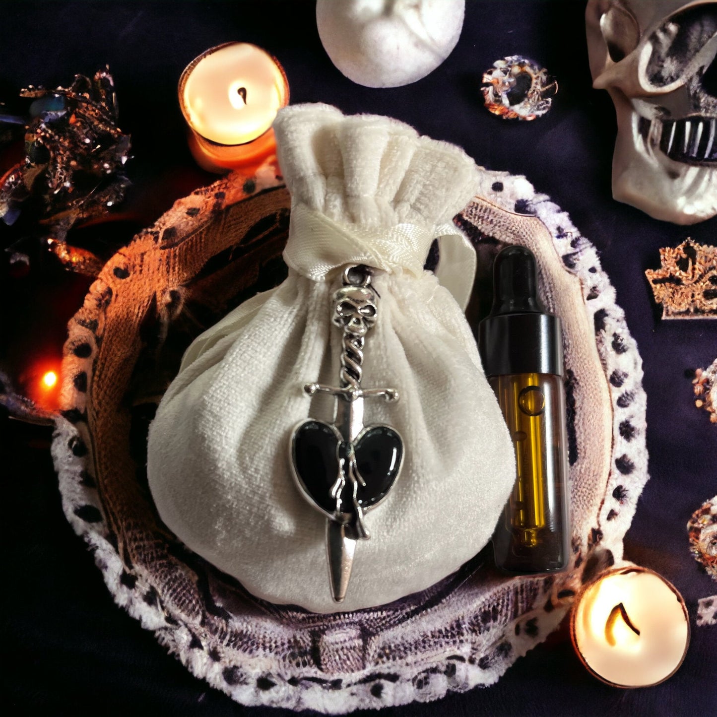 Sac mojo "libère moi", coupe-liens, mojo bag, amulette protection, talisman protection