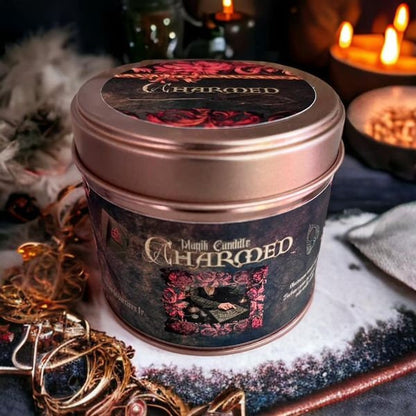 Bougie "Charmed", bougie sorcière, bougie d'intention