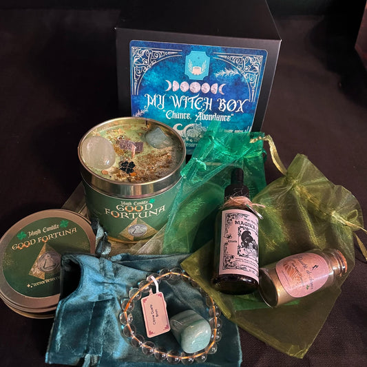 Box chance, box ésotérique « My witchy box chance«, witchcraft, wicca