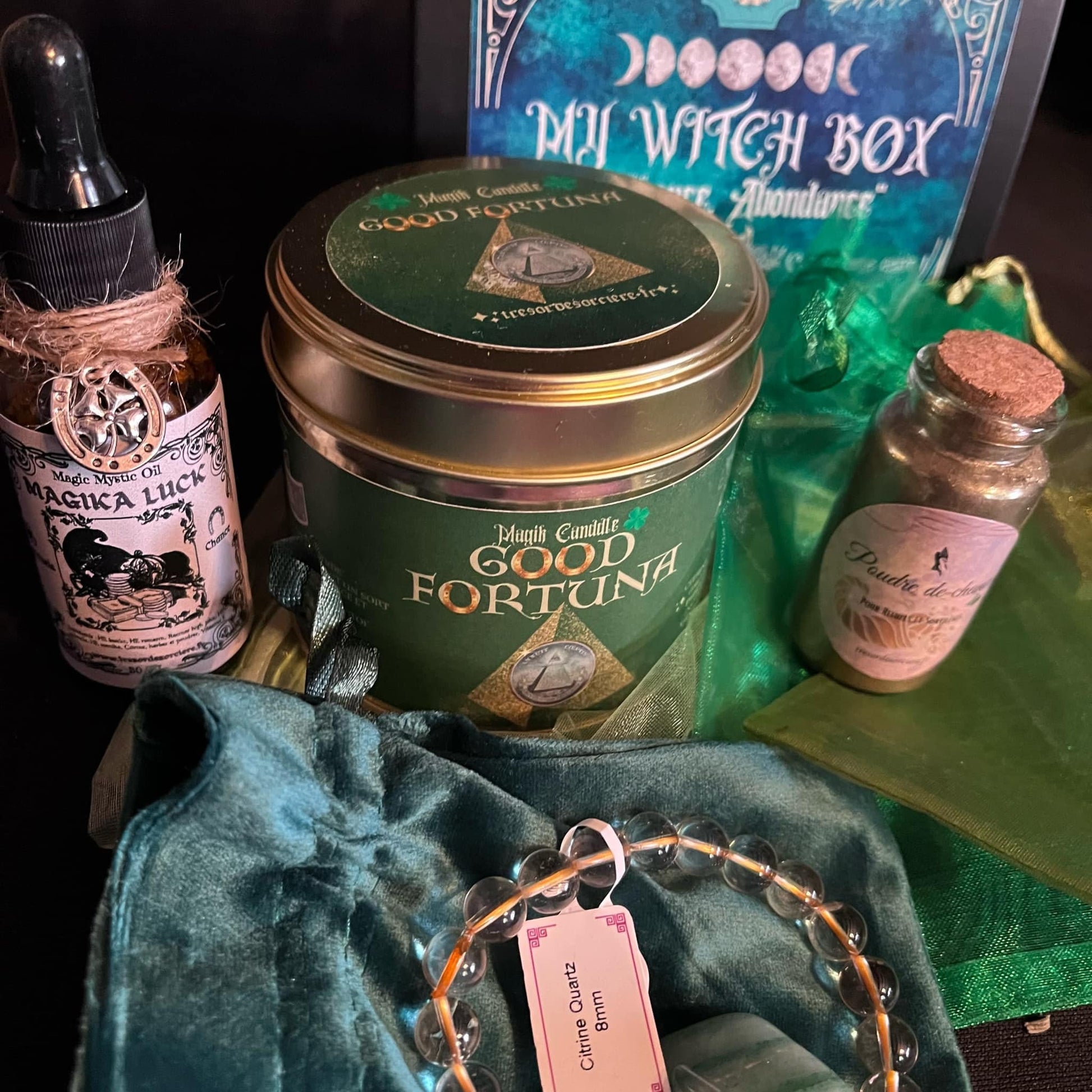 Box chance, box ésotérique « My witchy box chance«, witchcraft, wicca