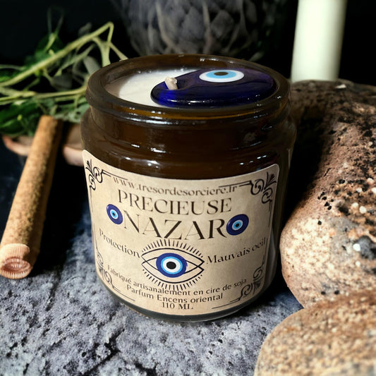 Bougie de protection, précieuse Nazar, œil de Nazar