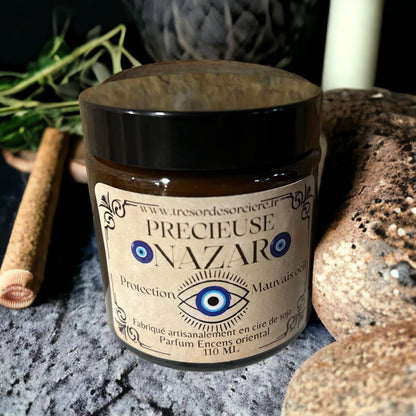 Bougie de protection, précieuse Nazar, œil de Nazar