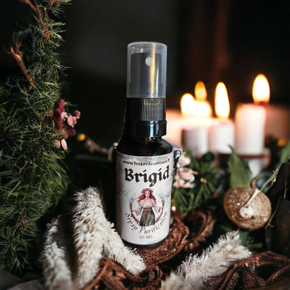 Brume magique Déesse BRIGID, ésotérique, celtique, rituel, wicca, sorcière, sorcellerie, autel, vikings