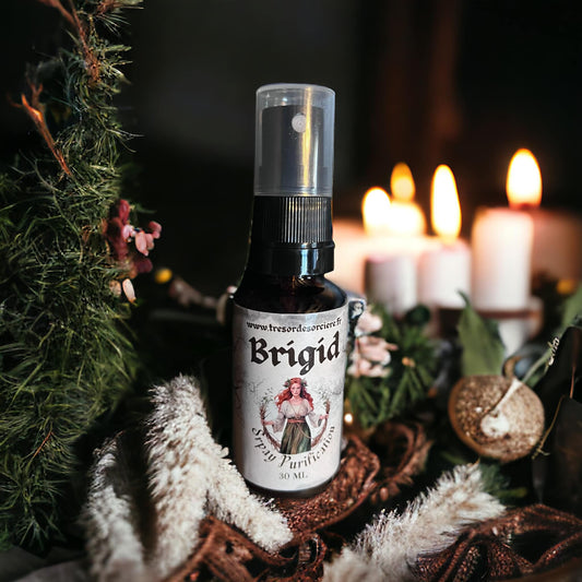 Brume magique Déesse BRIGID, ésotérique, celtique, rituel, wicca, sorcière, sorcellerie, autel, vikings