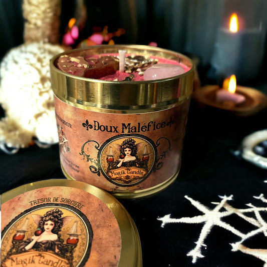 Bougie d'intention " doux maléfice"