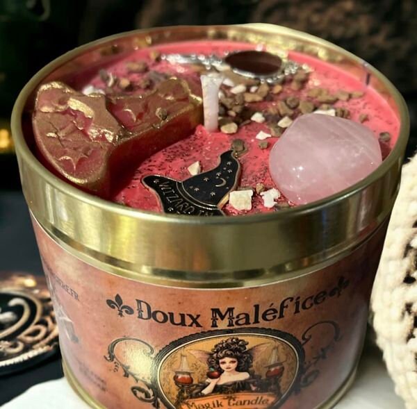 Bougie d'intention " doux maléfice"