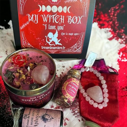 Box ésotérique, box amour « my witch box amour »