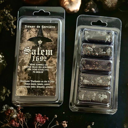 Fondants parfumés "Salem 1692", fondants sorcière, fondants d'intentions, fondants samhain, fondants magiques, fondants parfumés