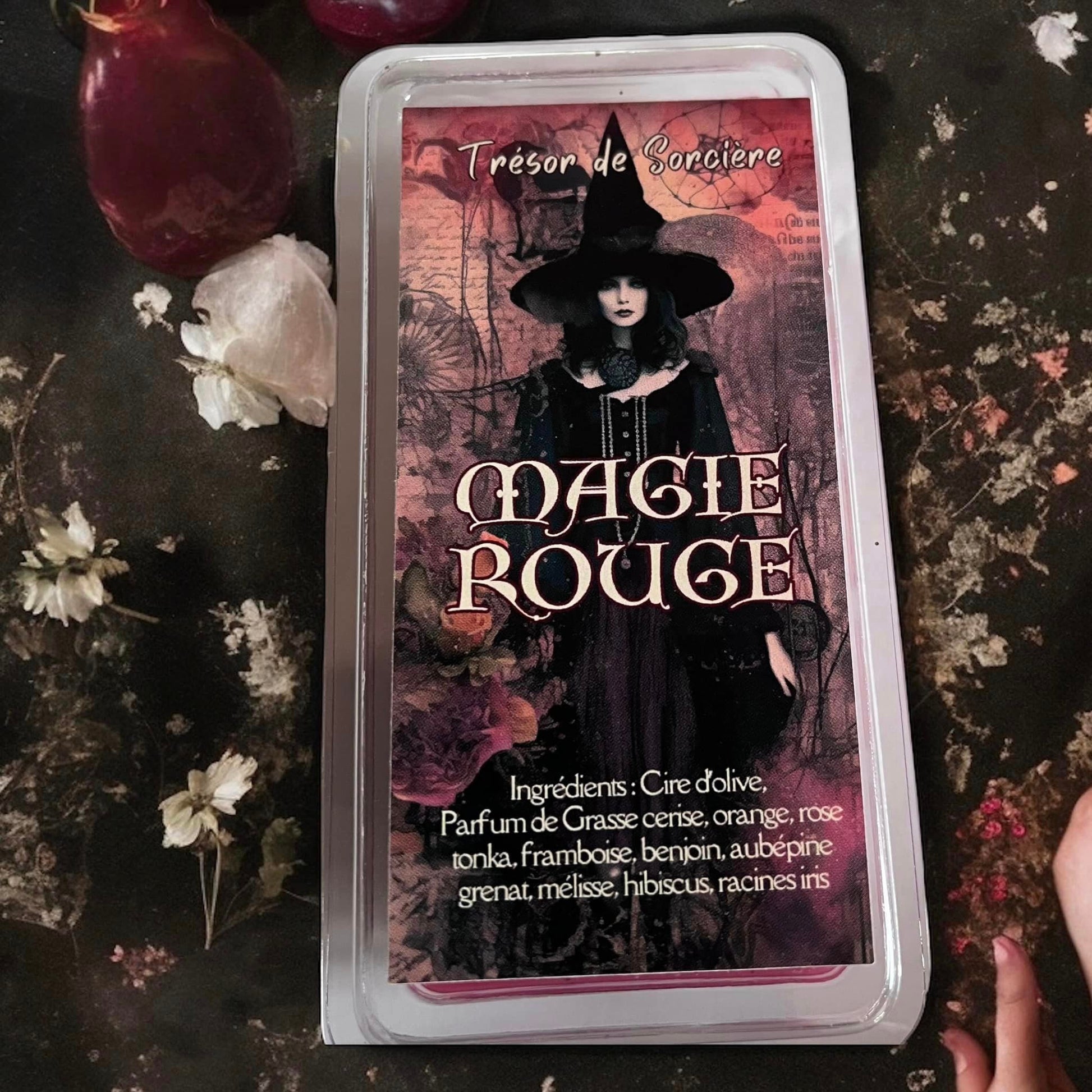 Fondants d'intention, fondants sorcière "Magie rouge"