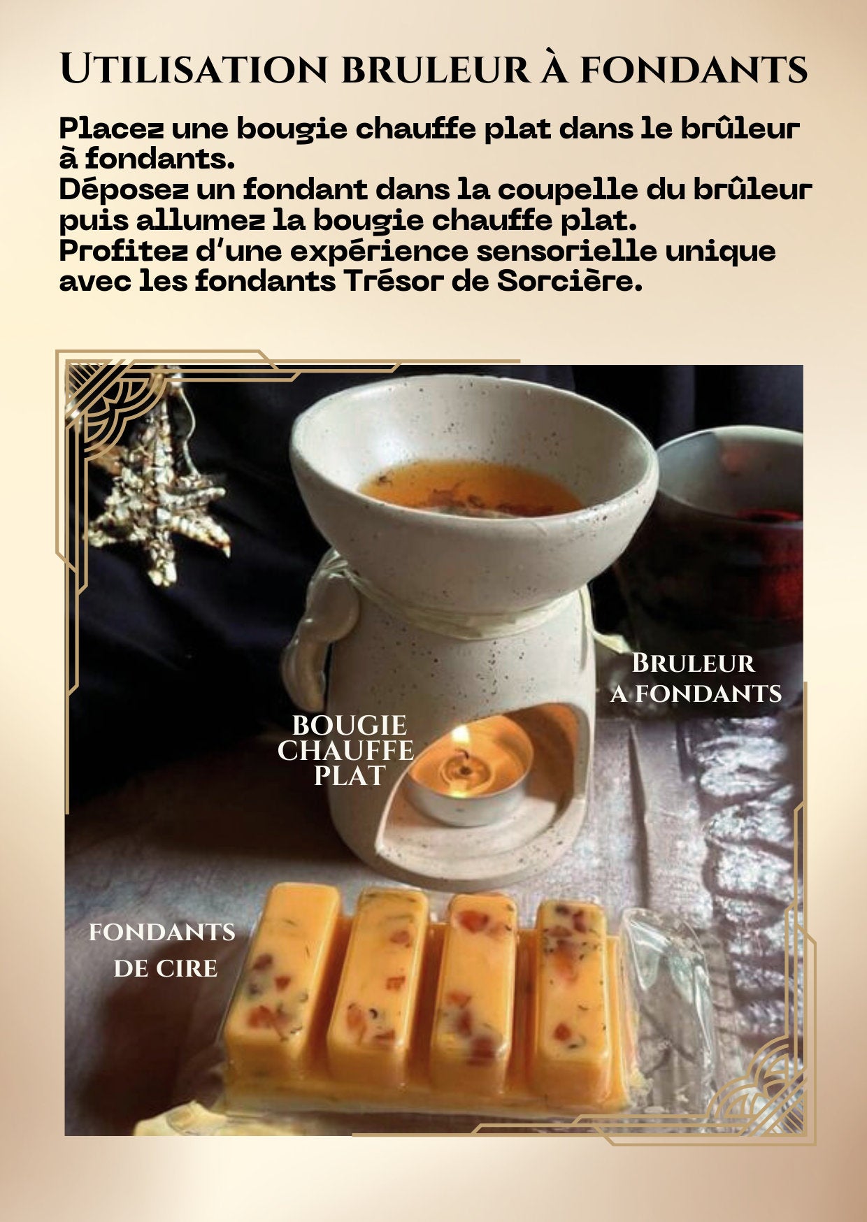 Fondants parfumés protection, fondants parfumés d'intention