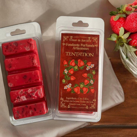 Fondants parfumés fraise, fondants parfumés tentation