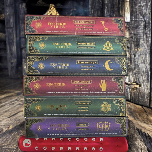 Encens, pack de 6 boîtes d'encens Esotérik vibes