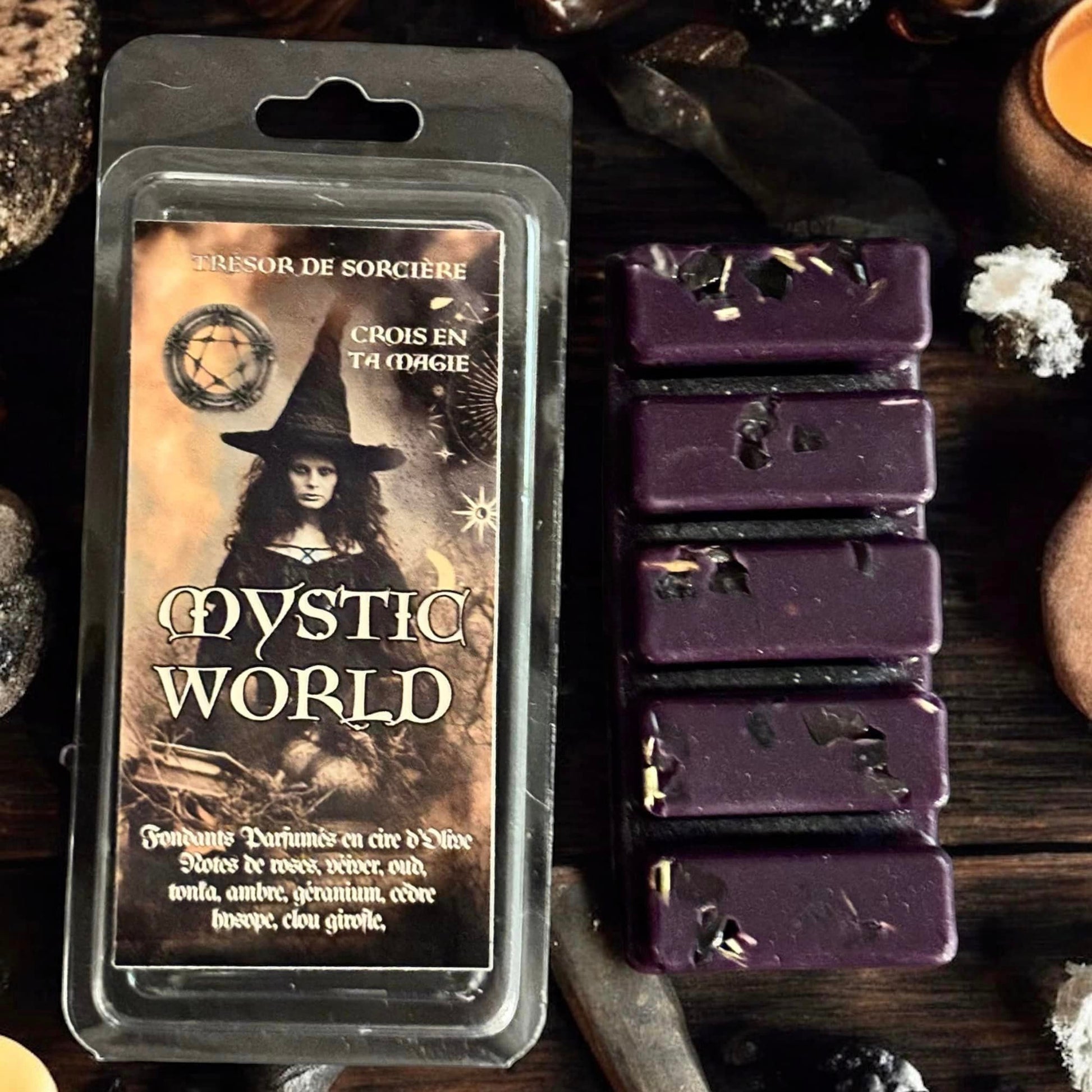 Fondants parfumés "mystic world", fondants d'intentions, fondant sorcière