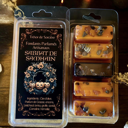 Pack fondants parfumés "sorcière de Salem", fondants de cire parfumés, fondants sorcière, fondants d'intention
