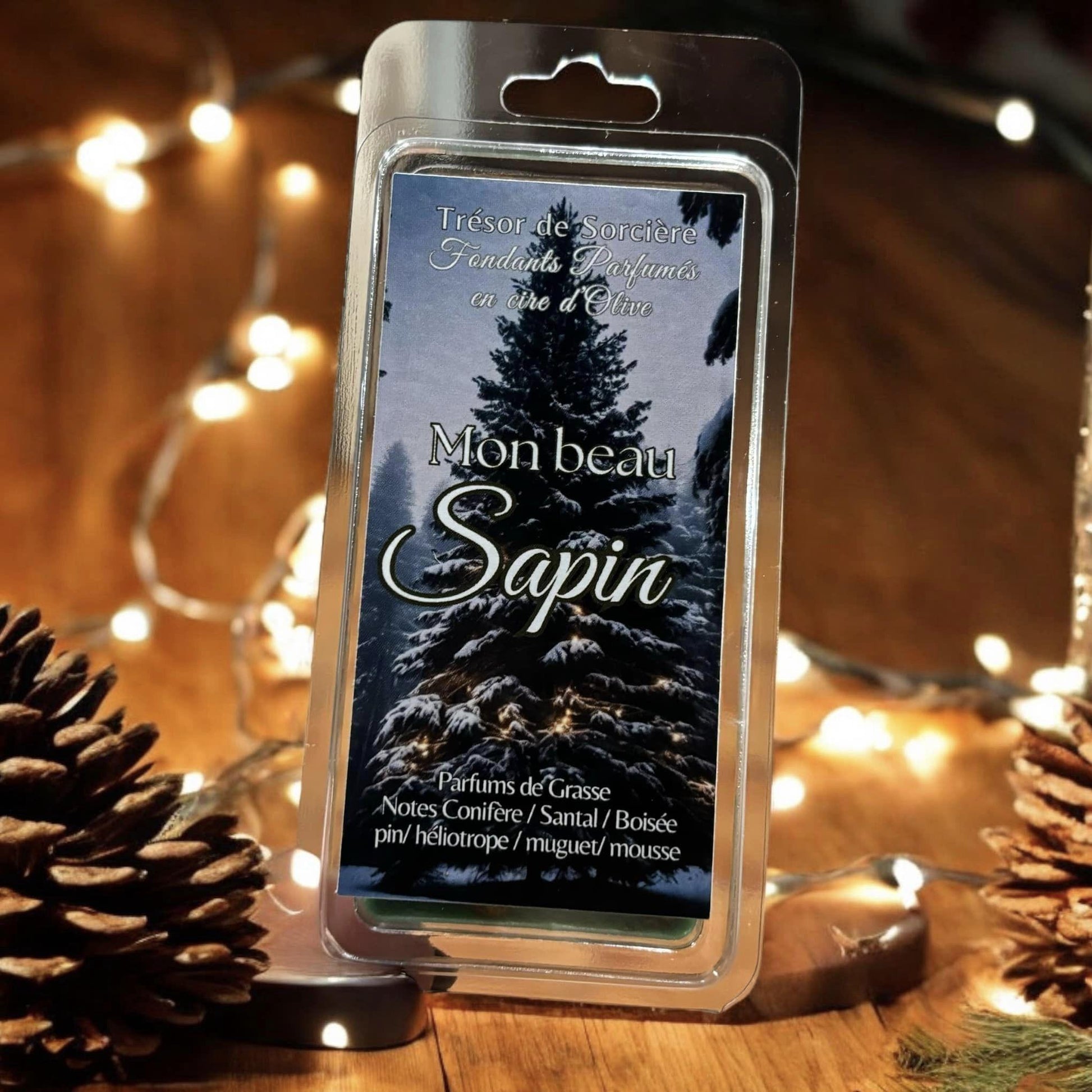 fondants de cire parfumés, fondants de cire "Mon beau sapin", fondants parfumés Noël, fondants Yule