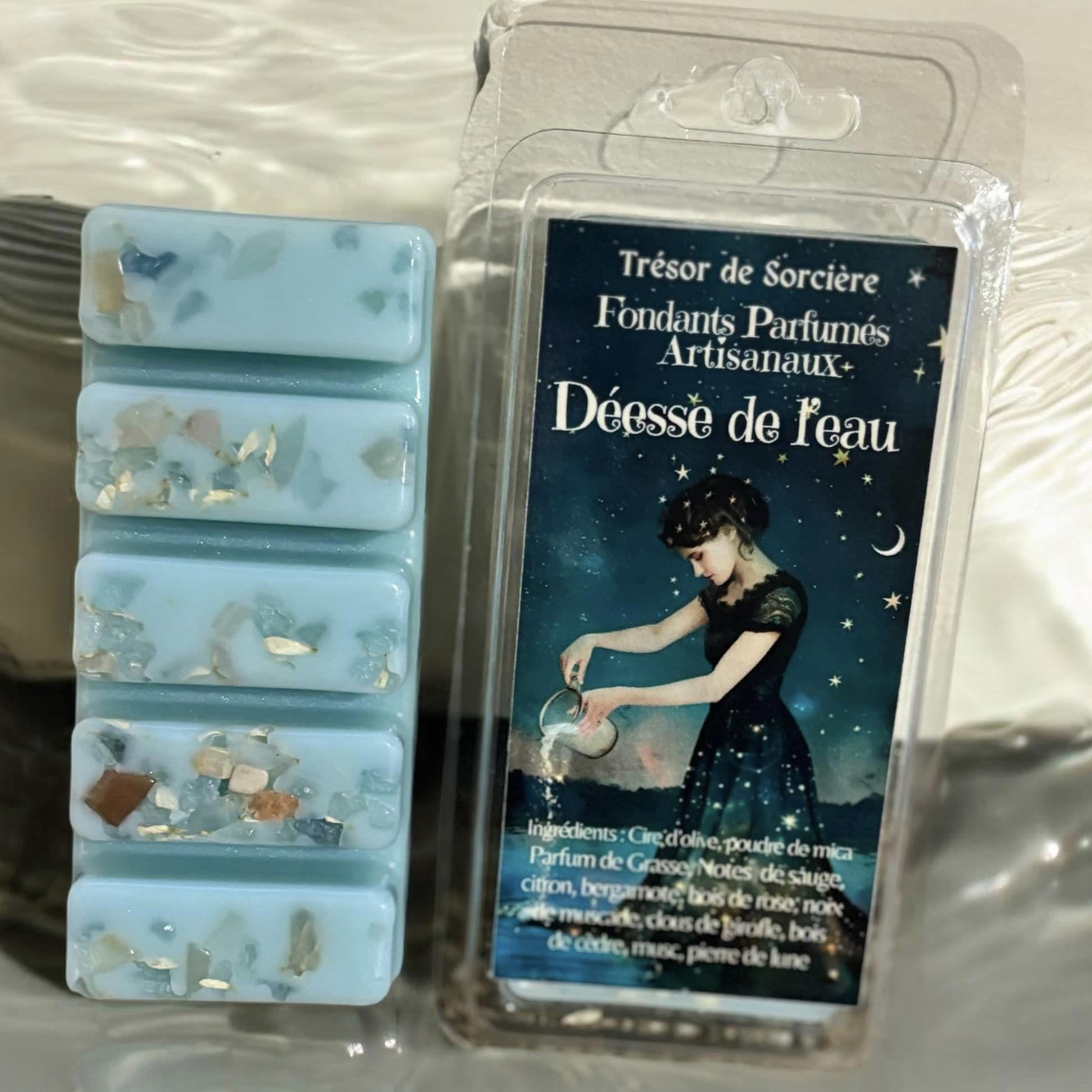 Fondants de cire parfumés, fondants "déesse de la terre", fondants parfumés, fondants d'intentions, fondants sorcière, fondants magiques