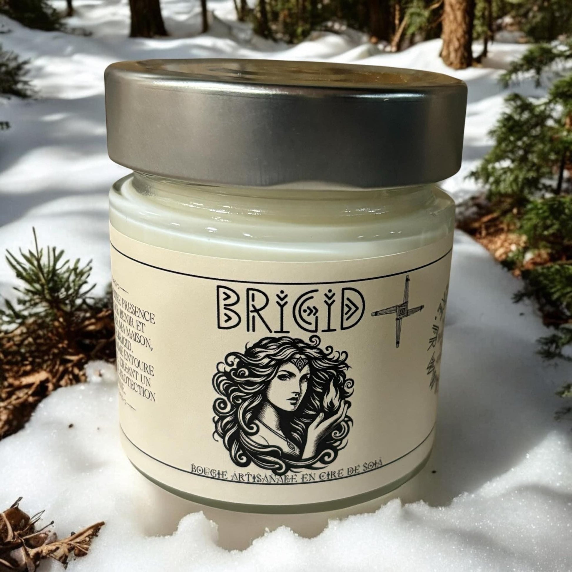 bougie de Imbolc, sabbat d'Imbolc, Imbolc, bougie Brigid, déesse Brigid