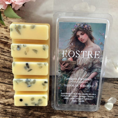 fondants parfumés "Eostre", fondants Ostara, sabbat Ostara, fondants sorcière, fondants magiques, fondants d'intentions,