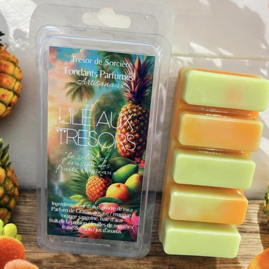fondants de cire parfumés, fondants fruits tropicaux, fondants parfumés
