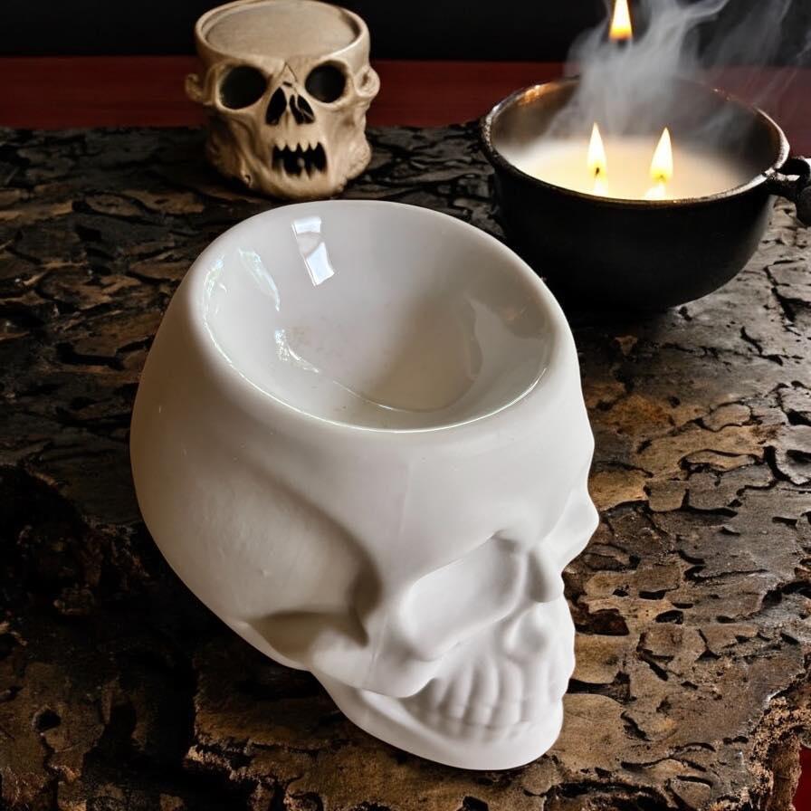 Brûleur crane, Brûleur à fondants, brûleur à cire, brûleur à huile, brûle parfum,