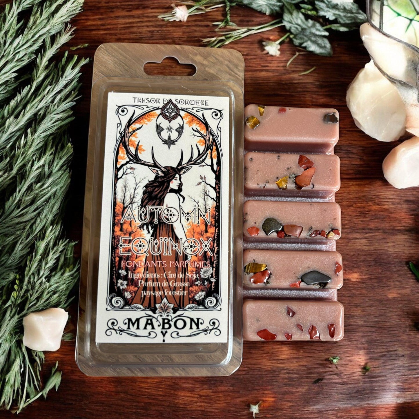 Box de Mabon, witch box Mabon, box sorcière, coffret de Mabon, rituel de Mabon, fondants parfumés mabon