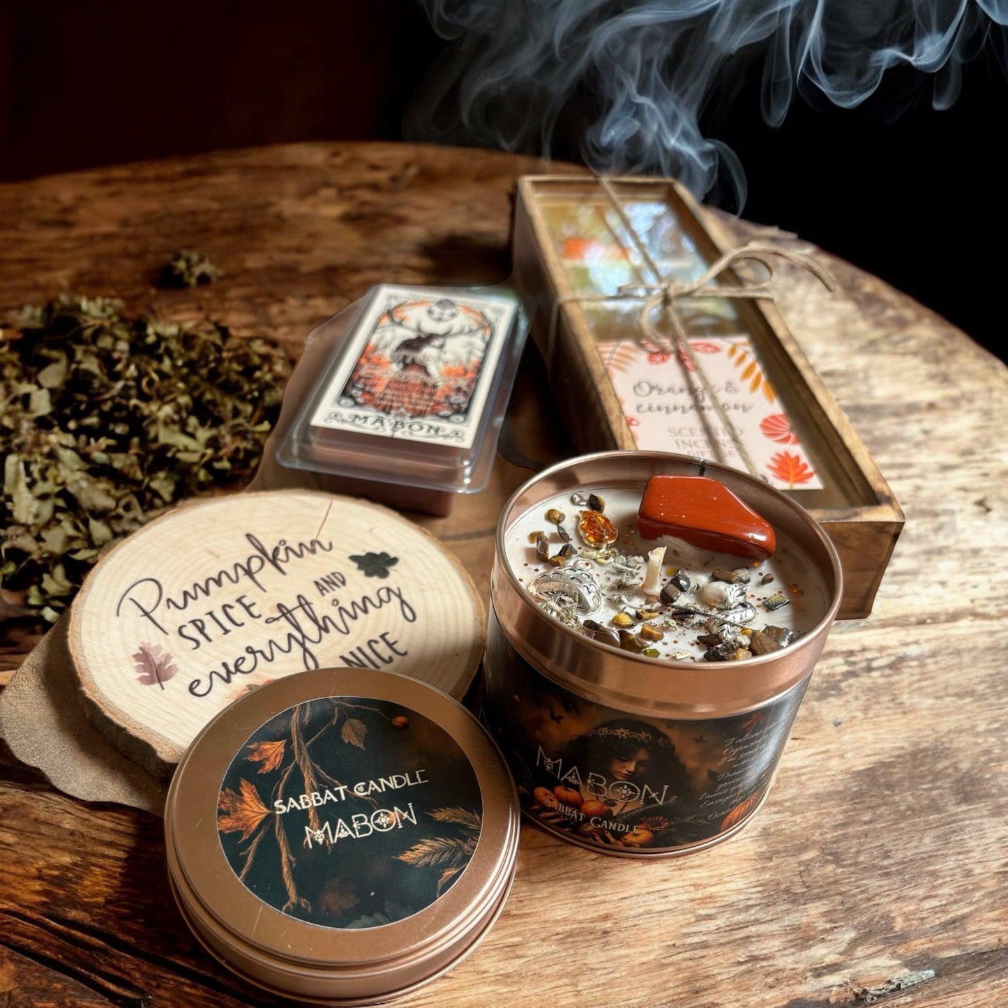 Box de Mabon, witch box Mabon, box sorcière, coffret de Mabon, rituel de Mabon, witch box mabon