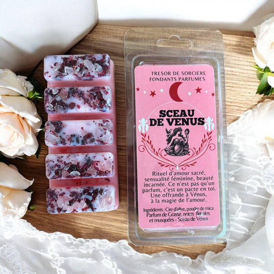 Fondants "sceau de Vénus", fondants d'intention, fondants sorcière, fondants d'amour, rituel amour
